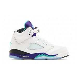 Air Jordan 5 Retro Grade School Grape 2025 HQ7980-100 Sz 5Y BGrade